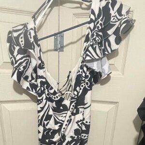 Black & White Fashion Nova Jumpsuit